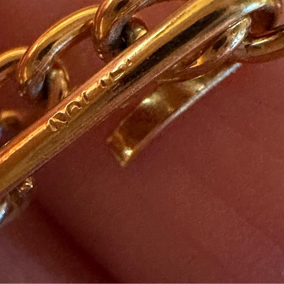 Vintage Napier Necklace- shiny gold tone ball beads, collar length - Picture 11 of 12